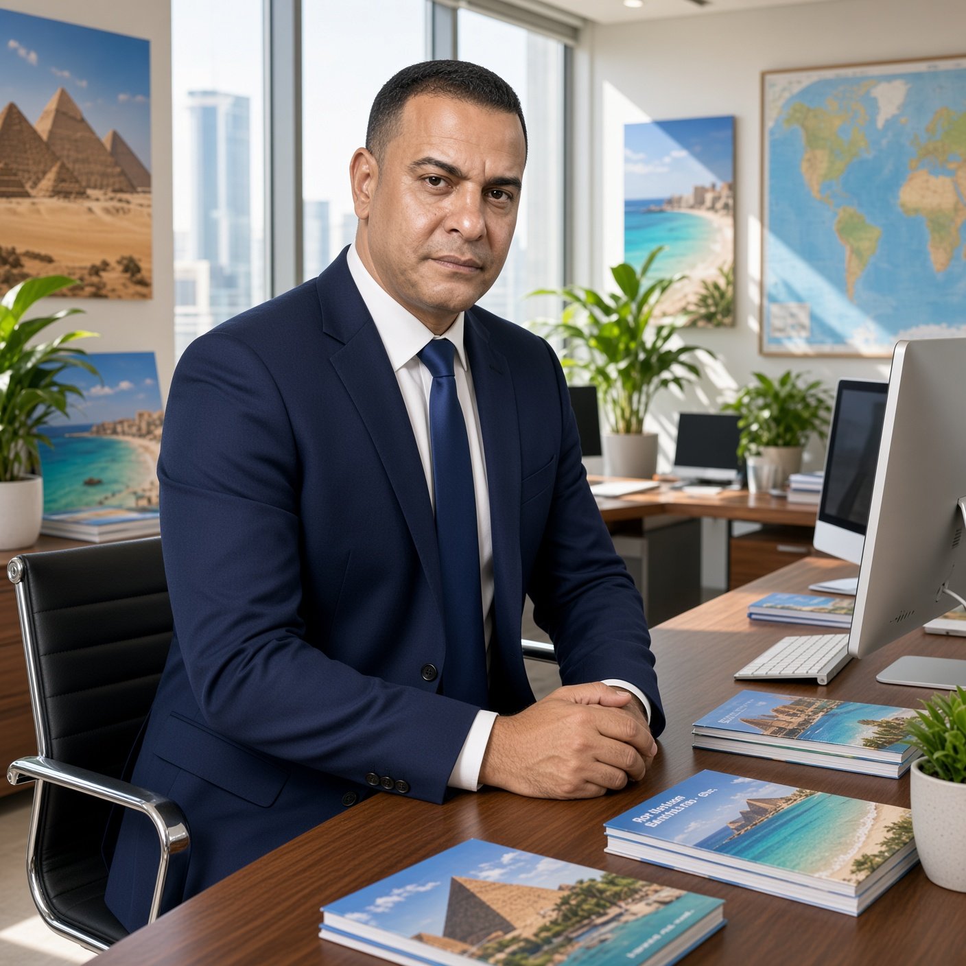 Ahmed, majitel společnosti Dobré ráno Egypte
